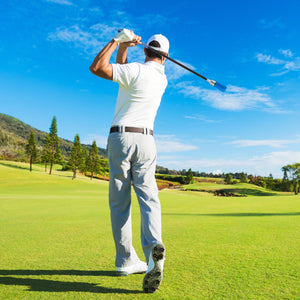 Allenatore per swing golf bastone per allenamento flessibilit¨¤, Allenatore per swing golf equilibrio tempo forza Blu-Golf