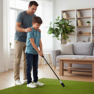 Allenatore per swing golf bastone per allenamento flessibilit¨¤, Allenatore per swing golf equilibrio tempo forza Nero-Golf