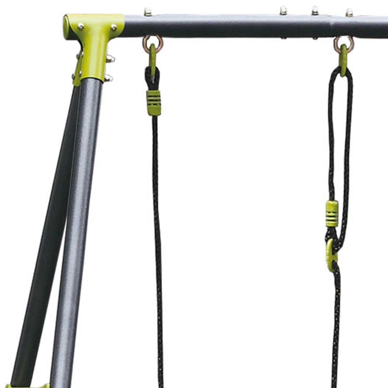 Allegra Duplo - Altalena per bambini in acciaio + PP. Dondolo da giardino 2 posti