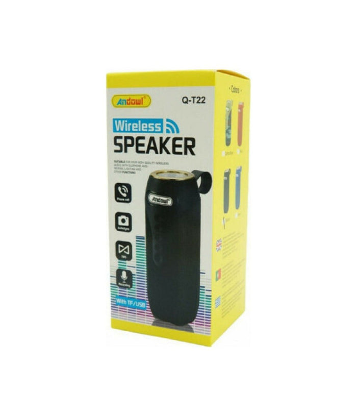 Altoparlante 2.0 Speaker Portatile Bluetooth 10w Wireless Aux / 3,5 Mm Usb Q-t22         