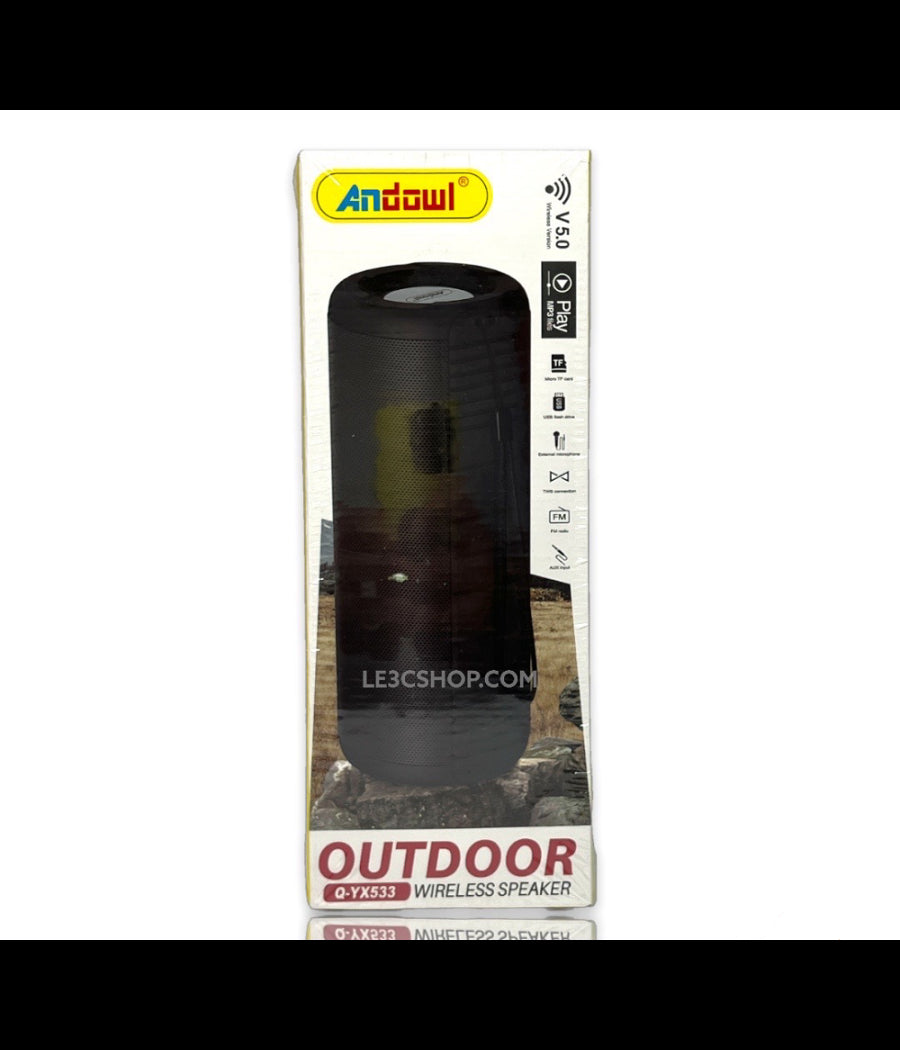 Altoparlante 2.0 Wireless Speaker Bluetooth 5.0 Aux 3,5mm Usb Per Esterno Qyx533         