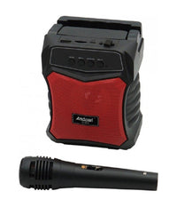 Altoparlante Bluetooth Portatile Karaoke Con Microfono Cablato Radio 5watt Q-s53         