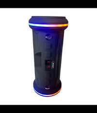 Altoparlante Bluetooth Portatile Microfono Radio Tws Usb Funzione Karaoke Q-yx8         