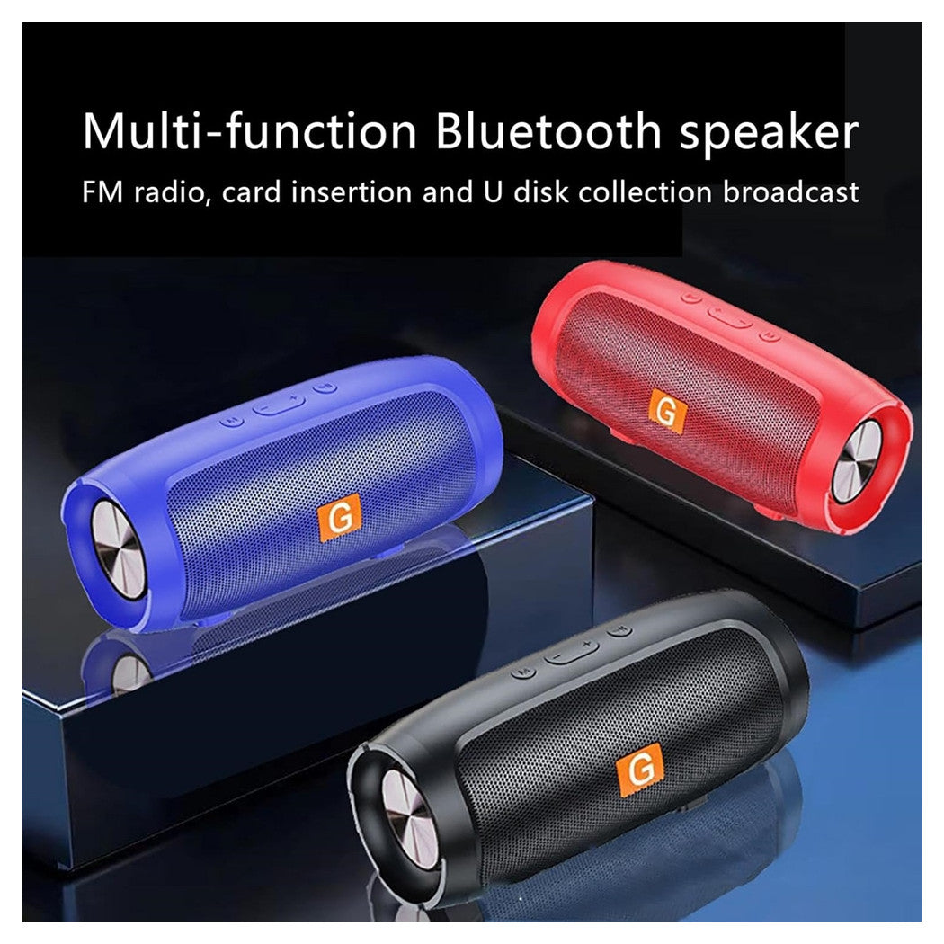 Trade Shop - Altoparlante Bluetooth Portatile Wireless Con Cinghia Radio Suono Hifi A 360° Usb         