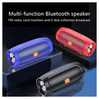Trade Shop - Altoparlante Bluetooth Portatile Wireless Con Cinghia Radio Suono Hifi A 360° Usb         