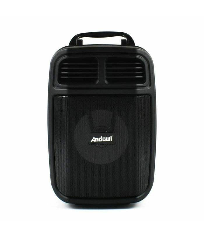 Altoparlante Bluetooth Wireless Microfono Supporto Cellulare Karaoke Led Q-l024         