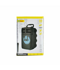 Altoparlante Bluetooth Wireless Microfono Supporto Cellulare Karaoke Led Q-l024         