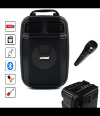 Altoparlante Bluetooth Wireless Microfono Supporto Cellulare Karaoke Led Q-l024         