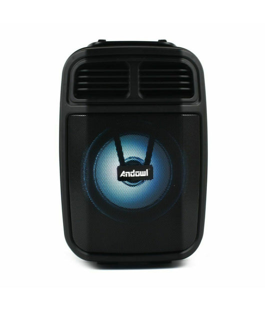 Altoparlante Bluetooth Wireless Microfono Supporto Cellulare Karaoke Led Q-l024         