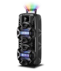 Altoparlante Bt5.0 Portatile Sistema Karaoke Microfono Cablato Party 2000w Q-t53         