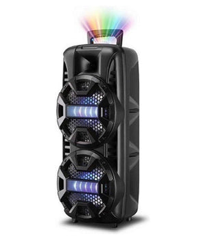 Altoparlante Bt5.0 Portatile Sistema Karaoke Microfono Cablato Party 2000w Q-t53         