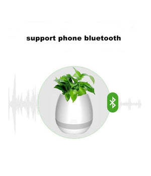 Altoparlante Cassa Speaker Bluetooth A Forma Di Vaso Pianta Fiori Impermeabile         