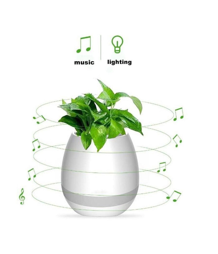 Altoparlante Cassa Speaker Bluetooth A Forma Di Vaso Pianta Fiori Impermeabile         