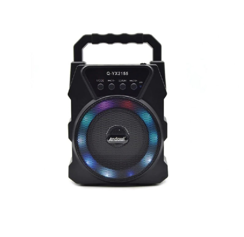 Altoparlante Portatile 15w Pmpo Bluetooth 5.0 Con Luci A Led Senza Fili - ANDOWL