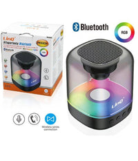 Altoparlante Portatile Bluetooth Cassa Wireless Rgb Led Radio Fm Aux Mp3 Pk6824         