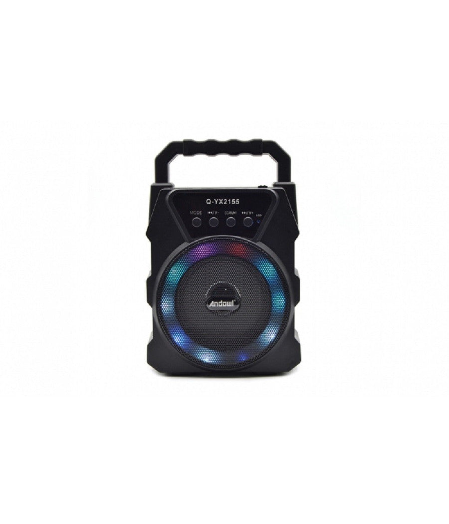Altoparlante Portatile Q-yx2155 15w Pmpo Bluetooth 5.0 Con Luci A Led Senza Fili         