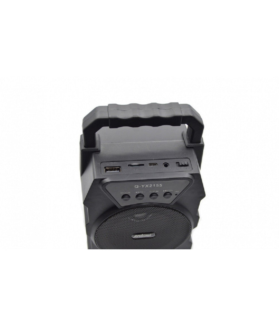 Altoparlante Portatile Q-yx2155 15w Pmpo Bluetooth 5.0 Con Luci A Led Senza Fili         