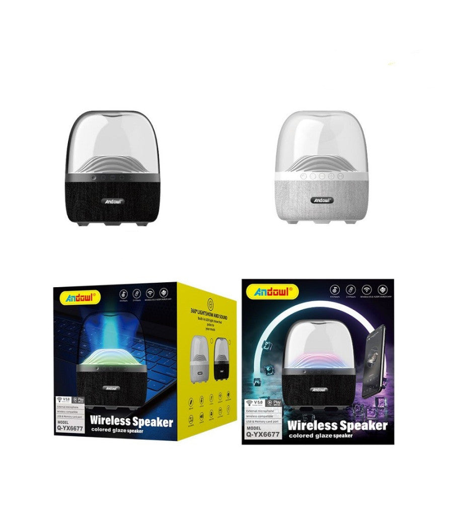 Altoparlante Ricaricabile Wireless Bluetooth Da 5 W Con Radio Portatile Q-yx6677         