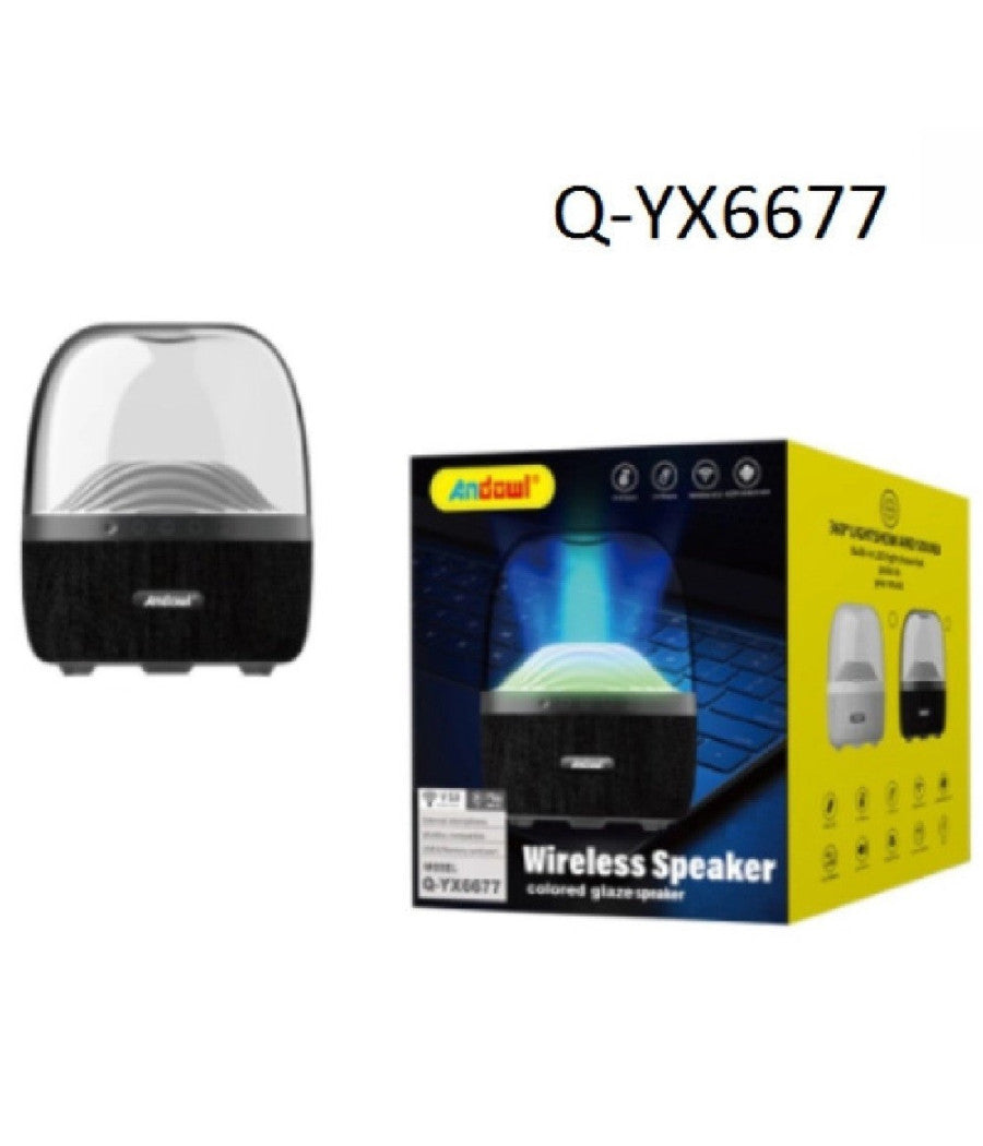 Altoparlante Ricaricabile Wireless Bluetooth Da 5 W Con Radio Portatile Q-yx6677         