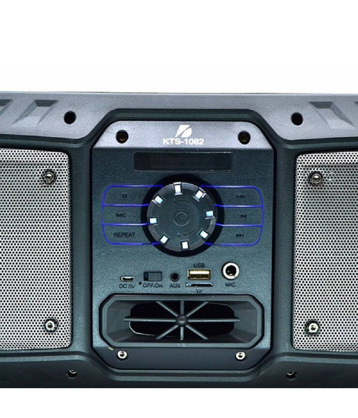 Altoparlante Speaker Cassa Amplificata Bluetooth Kts-1082 Radio Fm Tf Usb Aux Mic         