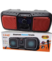 Altoparlante Speaker Cassa Amplificata Bluetooth Kts-1082 Radio Fm Tf Usb Aux Mic         