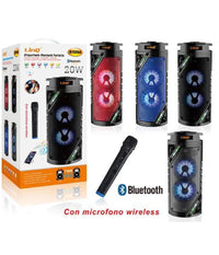 Altoparlante Speaker Cassa Bluetooth Kts954 20w Microfono Wireless Usb Portatile         