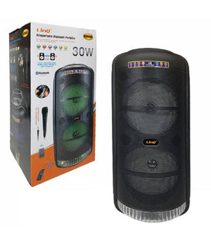 Altoparlante Speaker Cassa Bluetooth Portatile Kb8808 30w Microfono Telecomando         