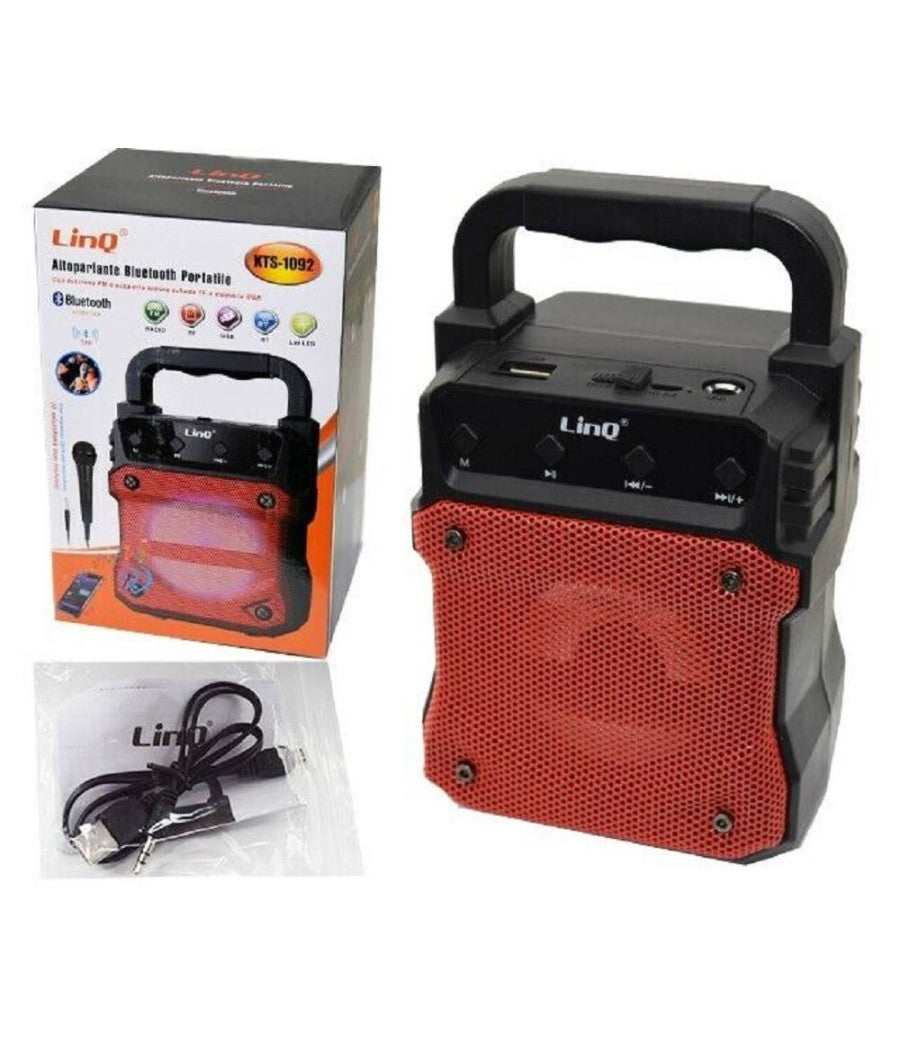 Altoparlante Speaker Cassa Bluetooth Radio Fm Lettore Tf Usb Portatile Kts-1092         