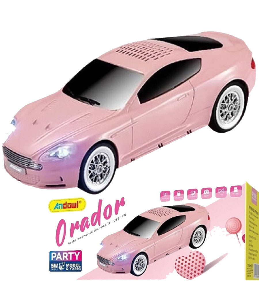 Altoparlante Speaker Wireless Bluetooth Forma Auto Portatile Radio 5watt Q-yx593         