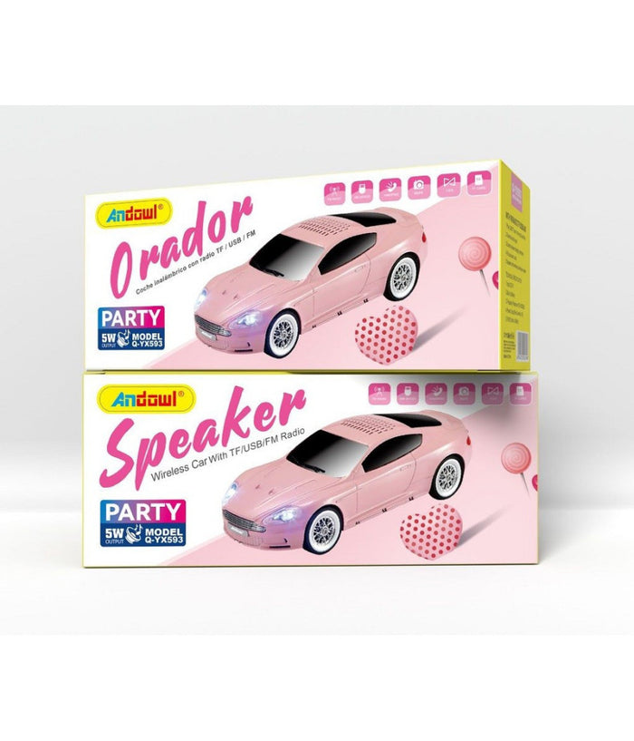 Altoparlante Speaker Wireless Bluetooth Forma Auto Portatile Radio 5watt Q-yx593         