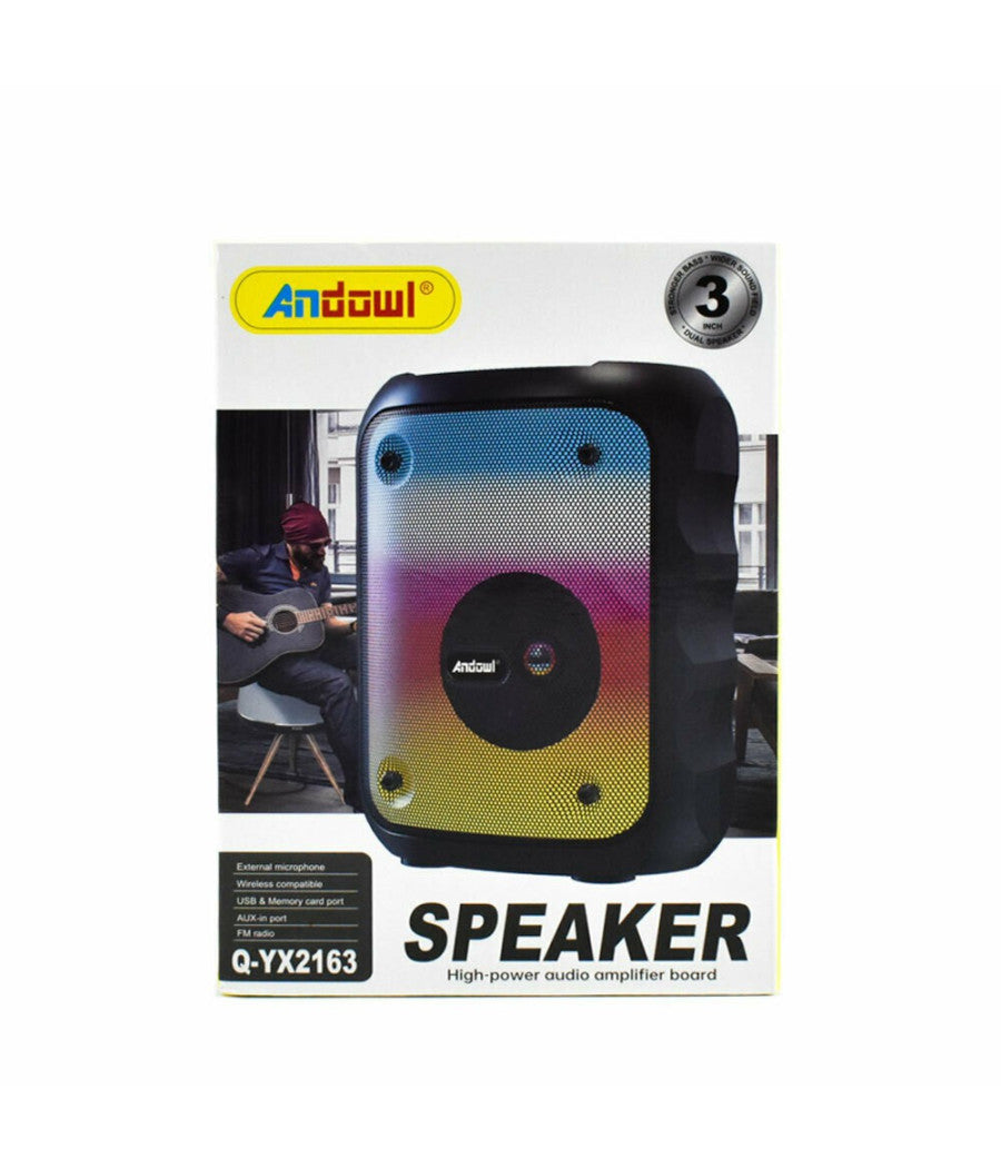 Altoparlante Wireless Bluetooth 5w Con Radio Durata Batteria Fino 3 Ore Q-yx2163         