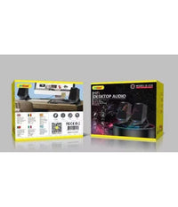 Altoparlanti 2.0 Per Computer Notebook 3w X 2 Con Illuminazione A Led Usb Q-c33         