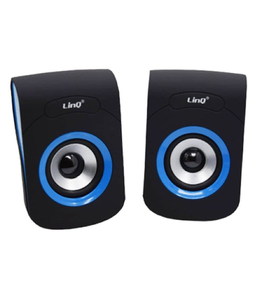 Altoparlanti Speaker Casse Usb 3w Jack 3,5mm Per Pc Notebook Linq An-009 Color         
