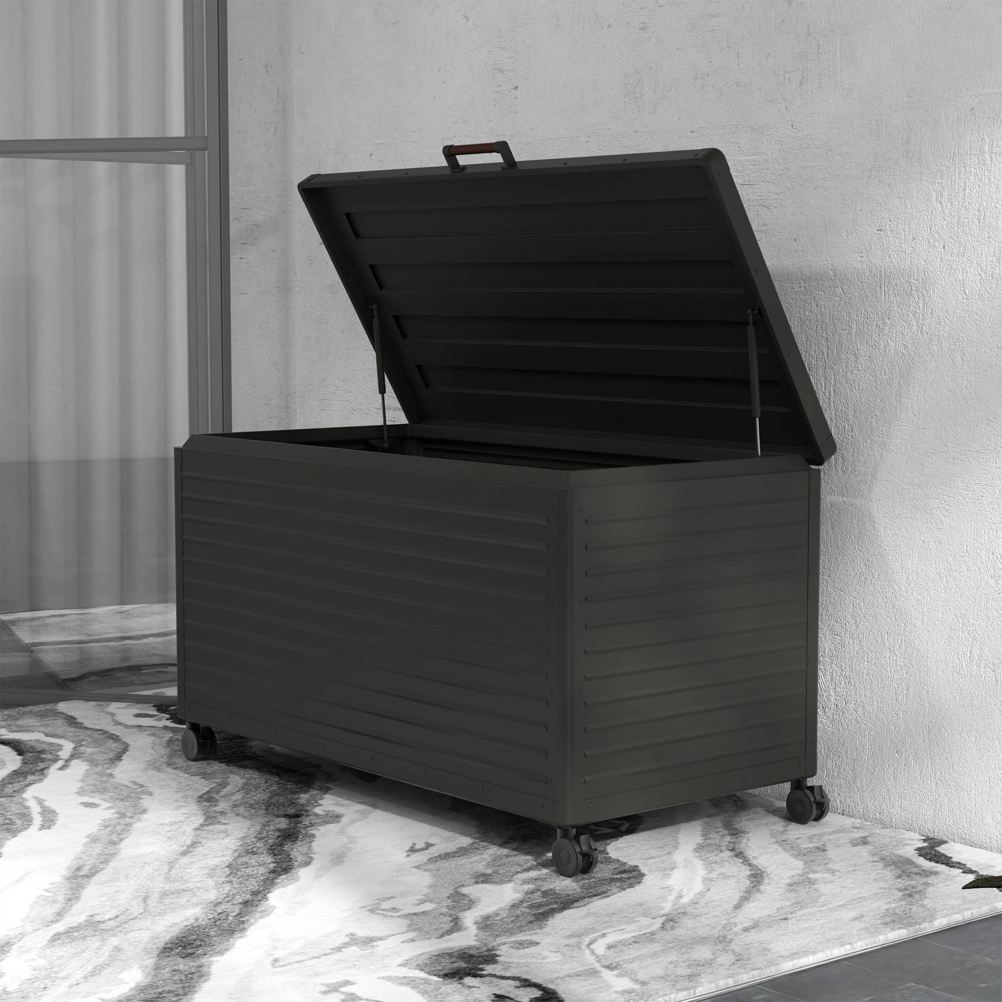 Box da giardino in alluminio 500l, antracite