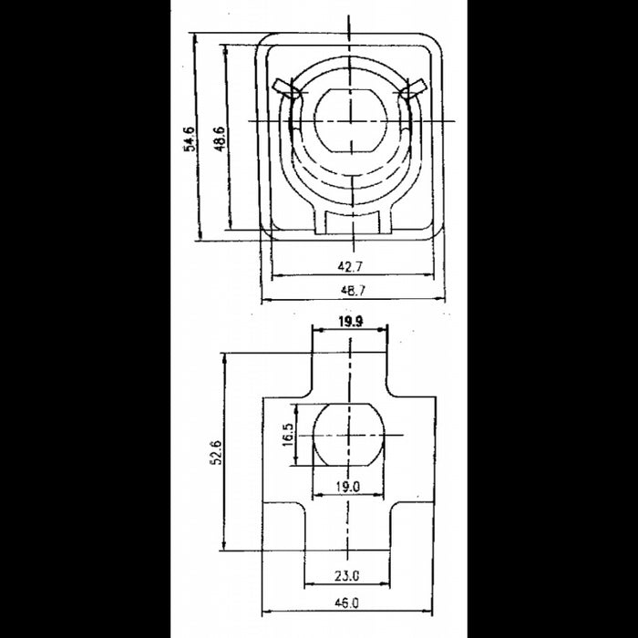 SERRATURA/ALZAPAGLIOLO INCASSO INOX