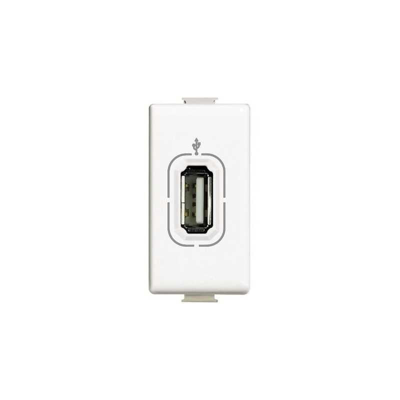 Am4285 Presa Connettore Usb Colore Bianco Matix