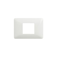 Am4819Bbn Placca 2 Moduli Centrati Colore Bianco Matix