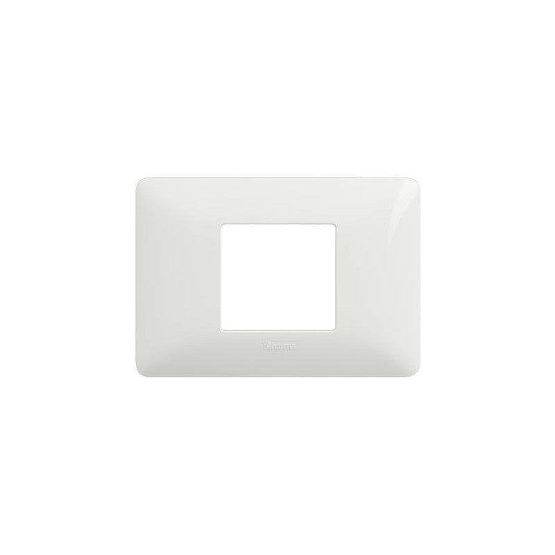 Am4819Bbn Placca 2 Moduli Centrati Colore Bianco Matix