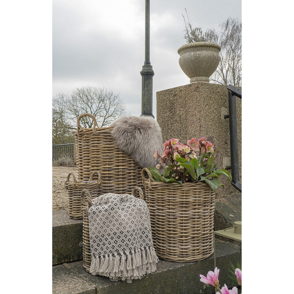 Plaid Alanya, Beige, Cotone, 180x130x0,5 cm, Seven Design