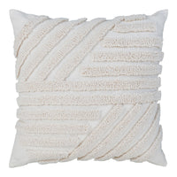 Cuscino Decorativo Albany, Bianco, Cotone, 45x45x1 cm, Seven Design