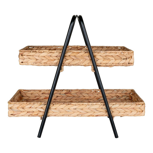 Vassoio Alfaro, Marrone, Giacinto d'Acqua, 23x42x43,5 cm, Seven Design