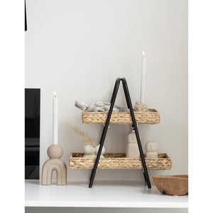 Vassoio Alfaro, Marrone, Giacinto d'Acqua, 23x42x43,5 cm, Seven Design