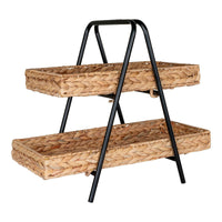 Vassoio Alfaro, Marrone, Giacinto d'Acqua, 23x42x43,5 cm, Seven Design