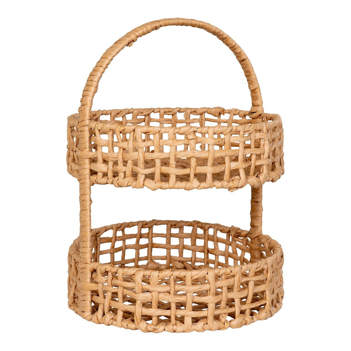 Vassoio Anadia, Marrone, Carta, 29x29x39 cm, Seven Design