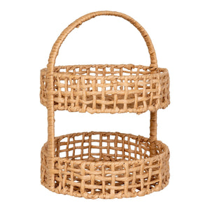 Vassoio Anadia, Marrone, Carta, 29x29x39 cm, Seven Design