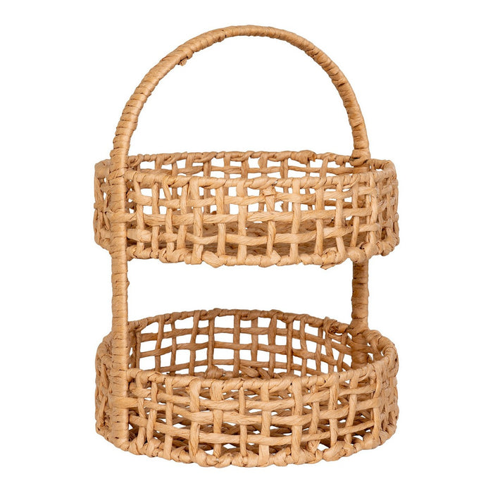 Vassoio Anadia, Marrone, Carta, 29x29x39 cm, Seven Design