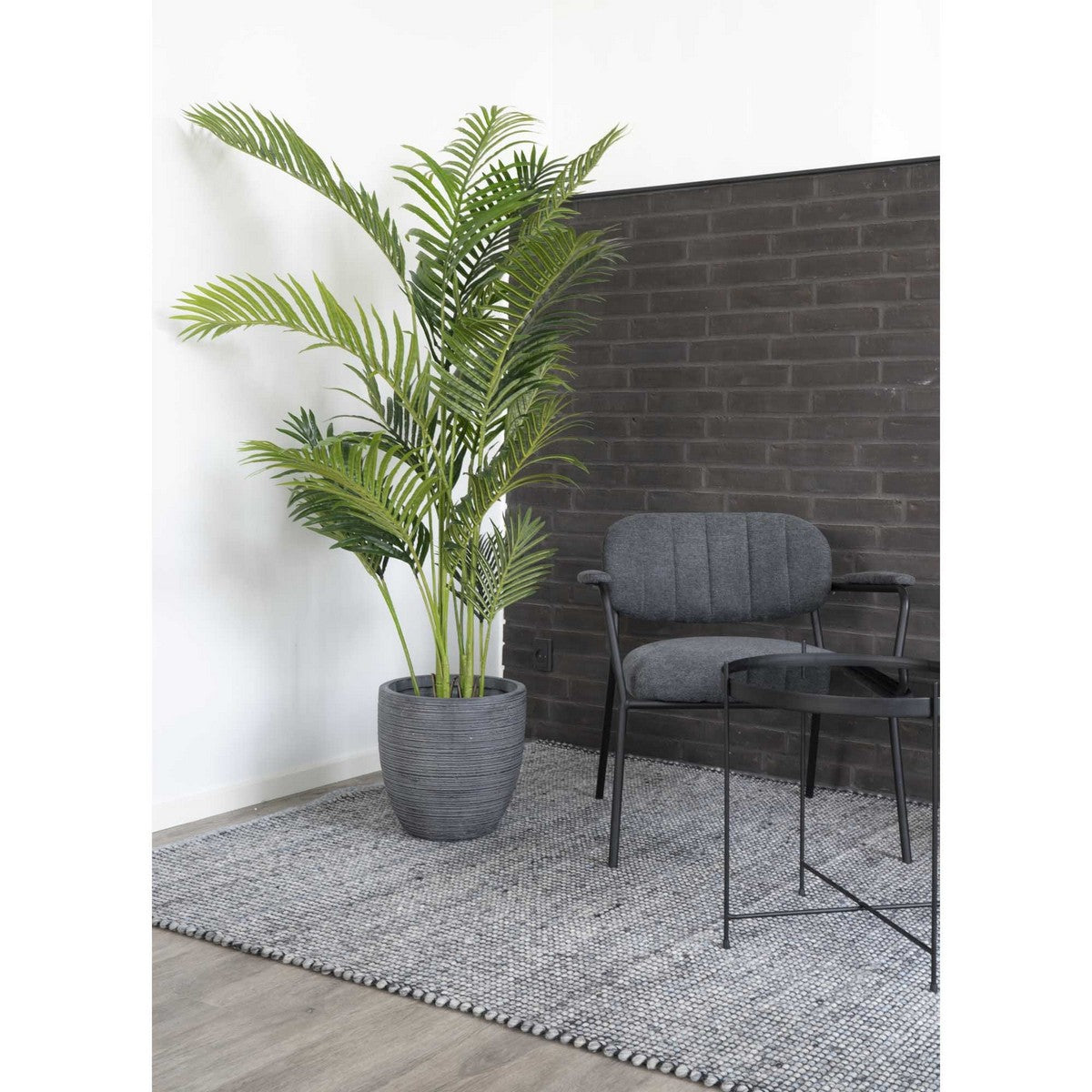 Pianta Artificiale Areca, Verde, Polietilene, 64x64x175 cm, Seven Design