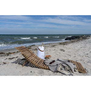 Sdraio Arrieta, Marrone, Legno, 160x50x25 cm, Seven Design