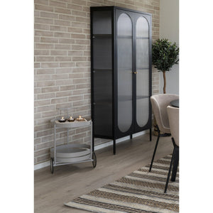 Carrello Beja, Grigio, Metallo, 49,5x40x61 cm, Seven Design