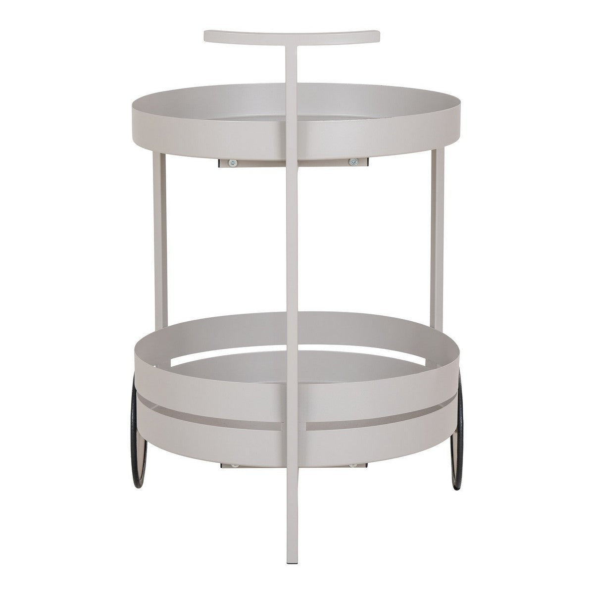 Carrello Beja, Grigio, Metallo, 49,5x40x61 cm, Seven Design